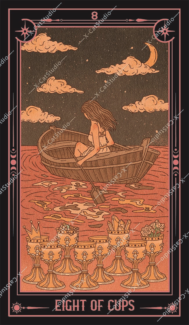 She's Wilderness Tarot – Eight of Cups