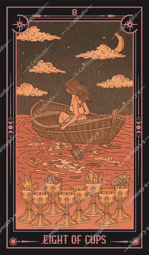 She's Wilderness Tarot – Eight of Cups