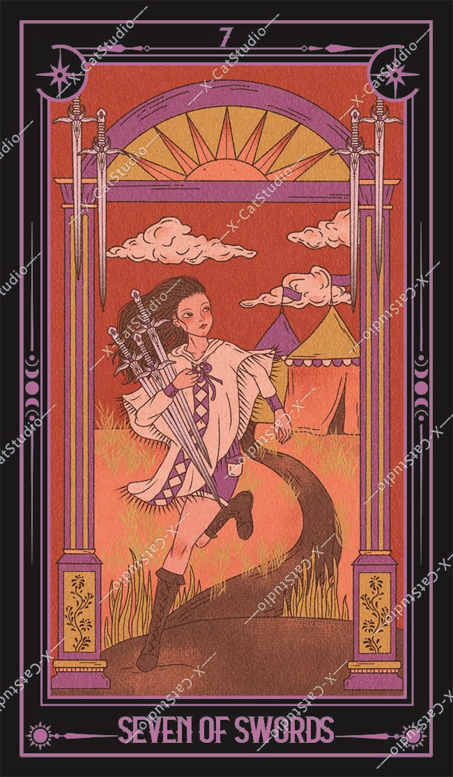 She's Wilderness Tarot – Seven of Swords