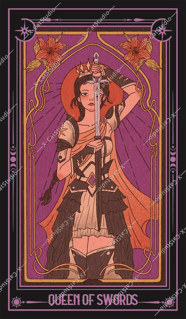She's Wilderness Tarot – Queen of Swords