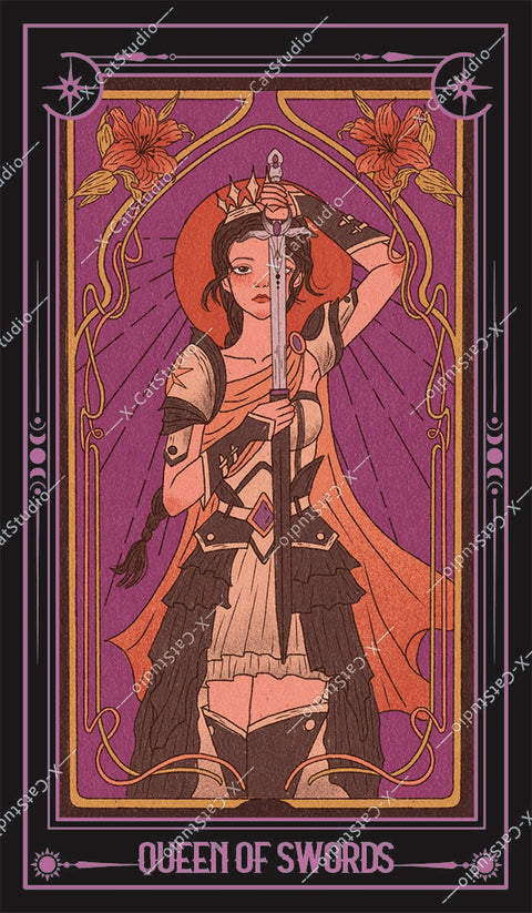 She's Wilderness Tarot – Queen of Swords