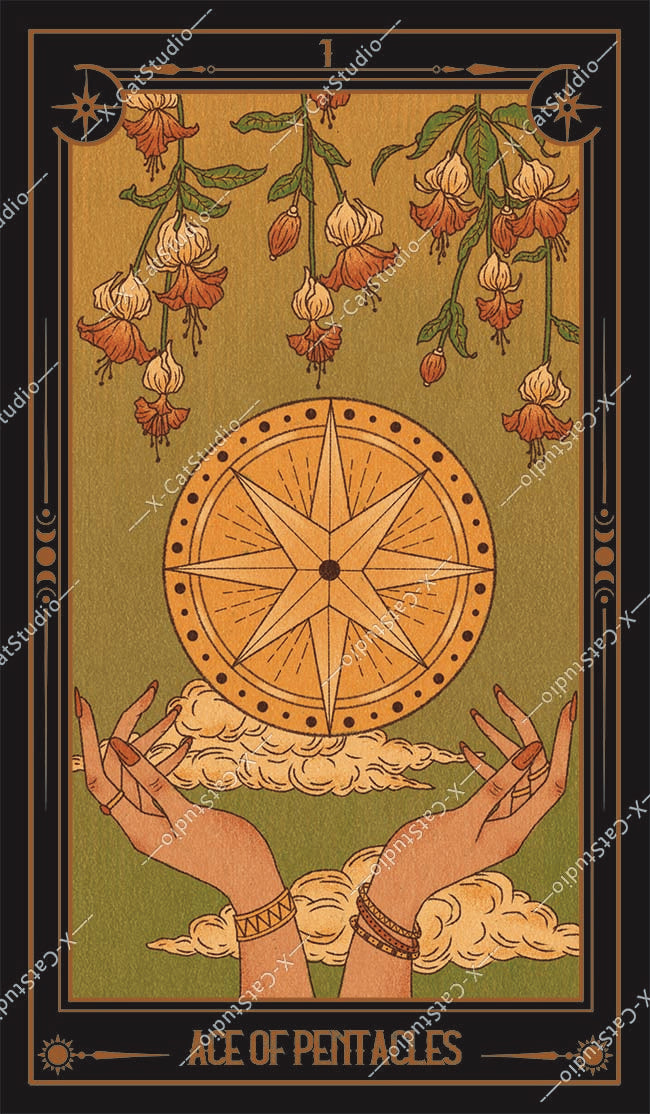 She's Wilderness Tarot – Ace of Pentacles