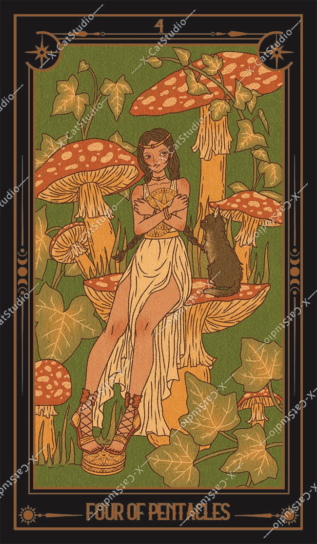 She's Wilderness Tarot – Four of Pentacles