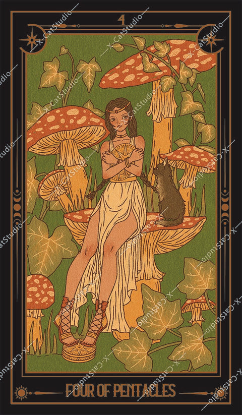 She's Wilderness Tarot – Four of Pentacles