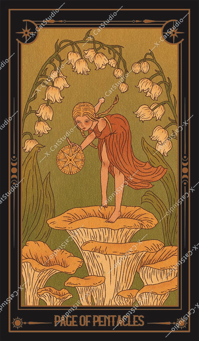 She's Wilderness Tarot – Page of Pentacles