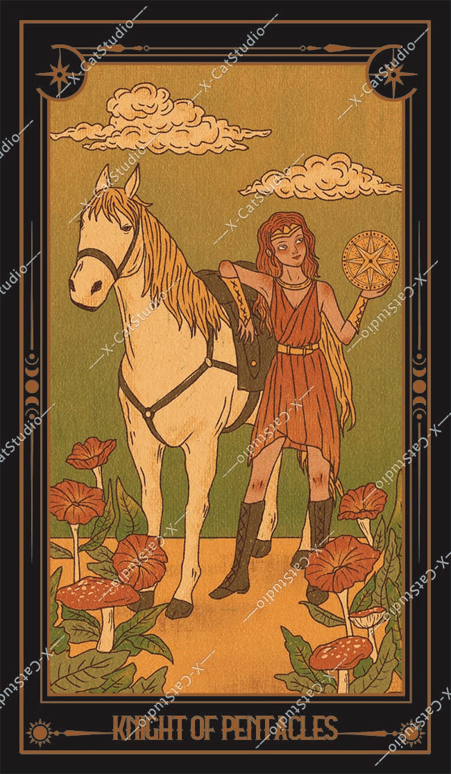 She's Wilderness Tarot – Knight of Pentacles