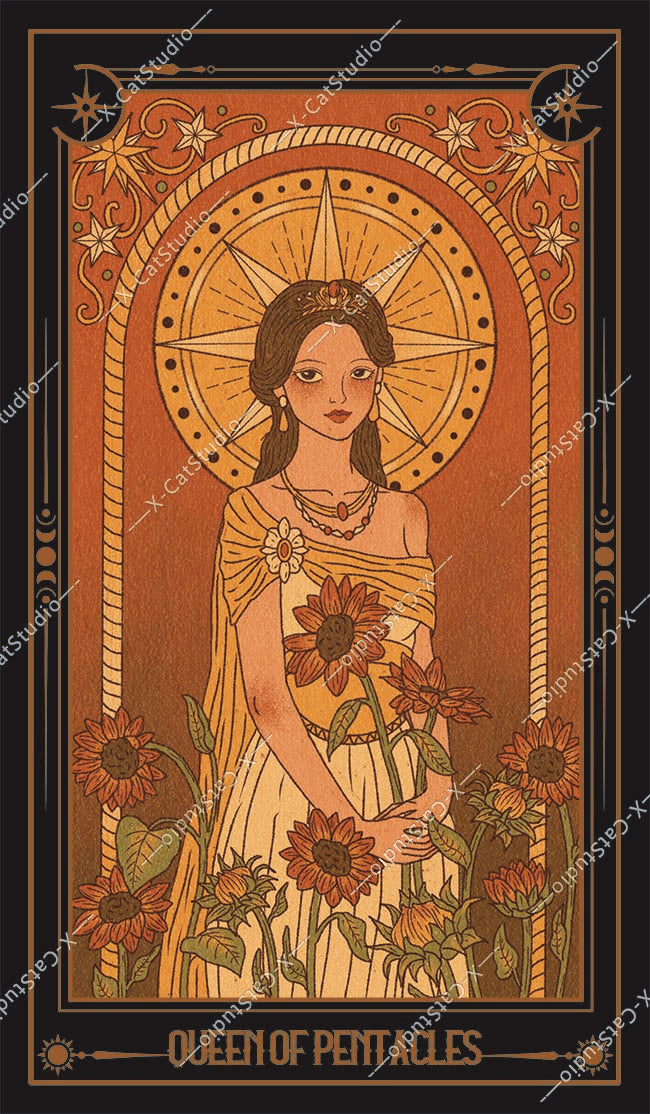 She's Wilderness Tarot – Queen of Pentacles