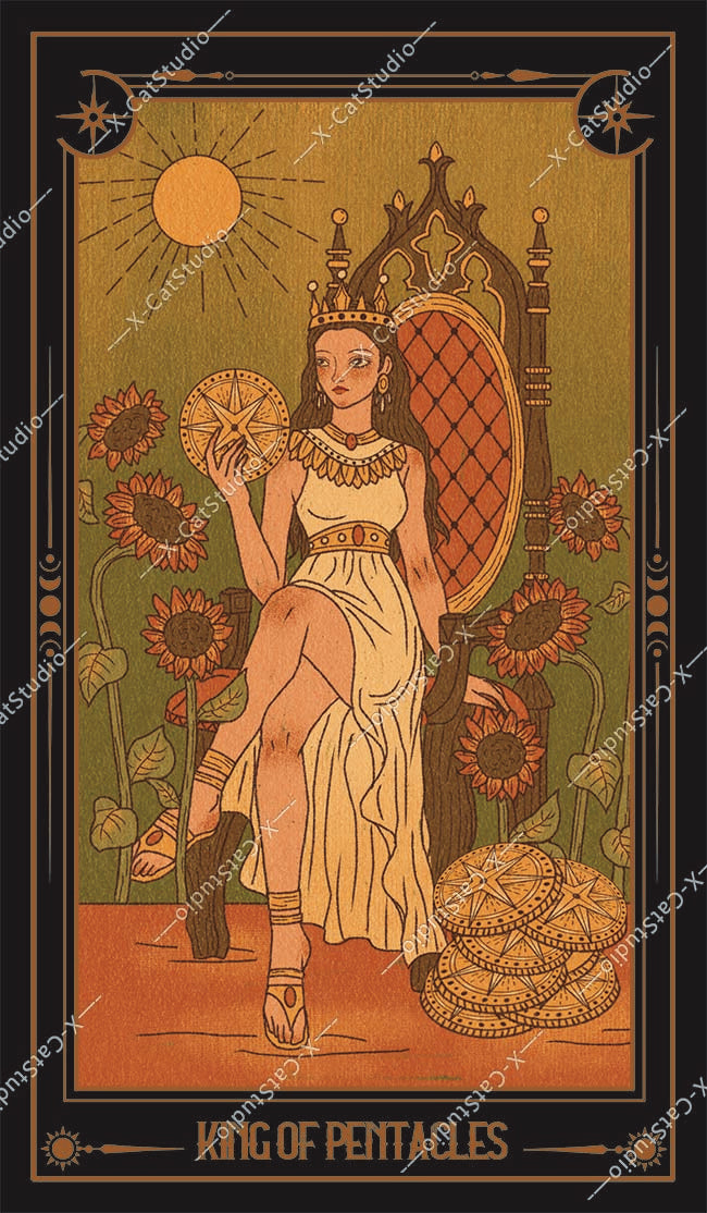She's Wilderness Tarot – King of Pentacles