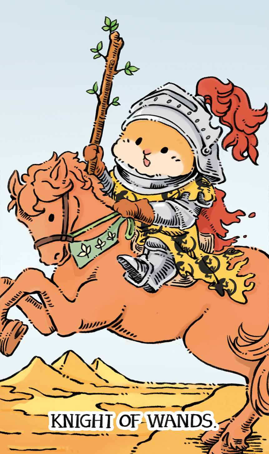 Shushu Tarot – Knight of Wands
