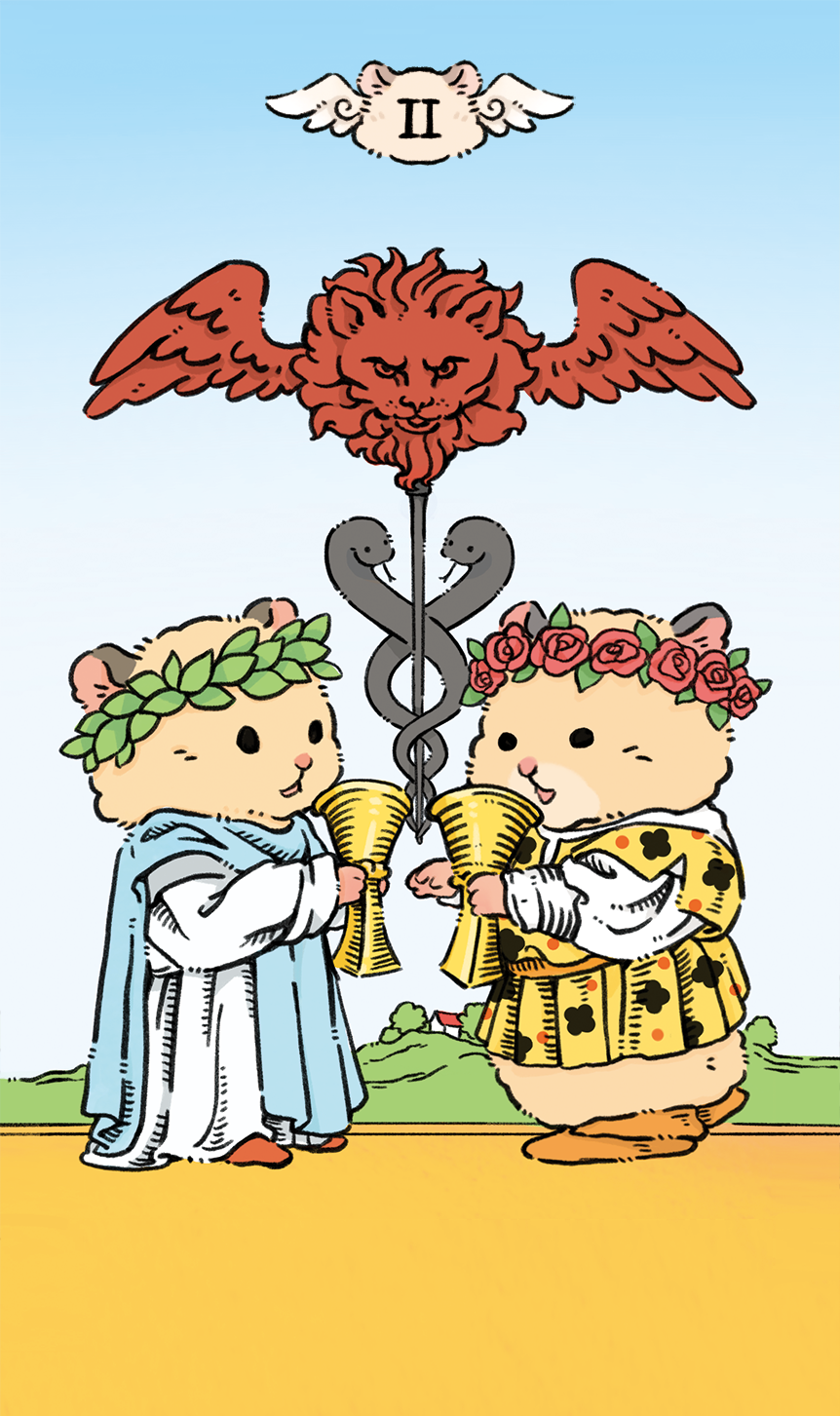 Shushu Tarot – Two of Cups