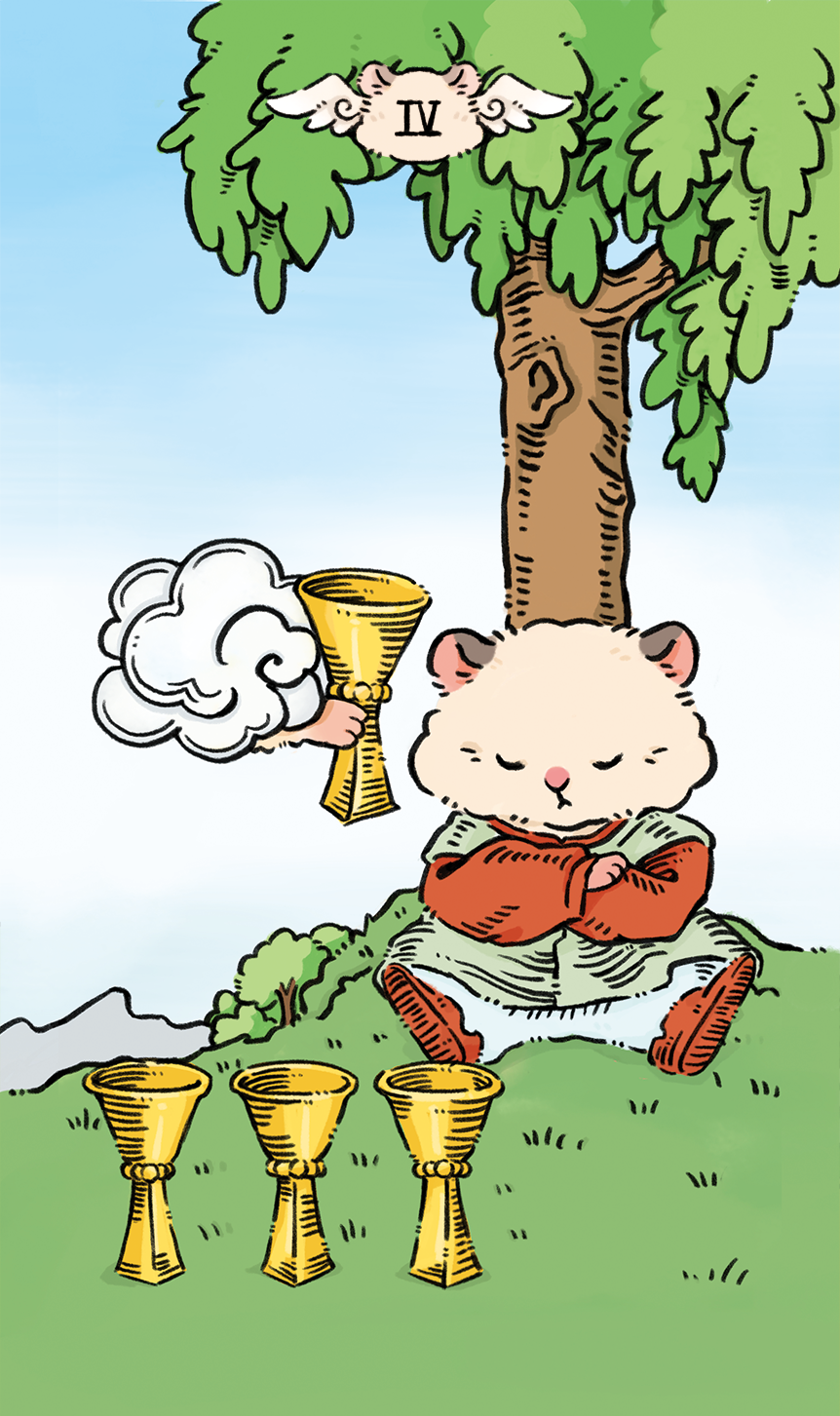 Shushu Tarot – Four of Cups