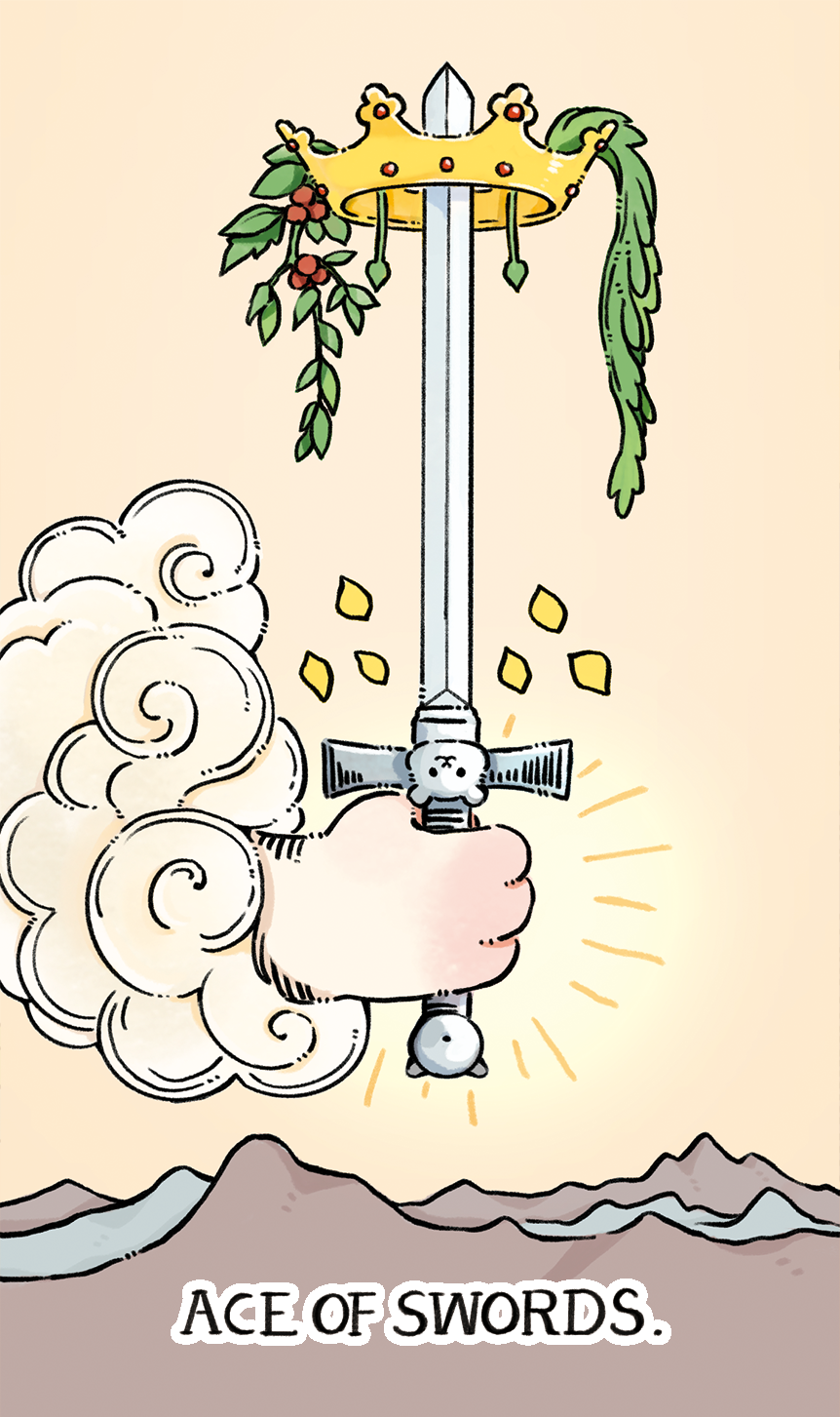 Shushu Tarot – Ace of Swords