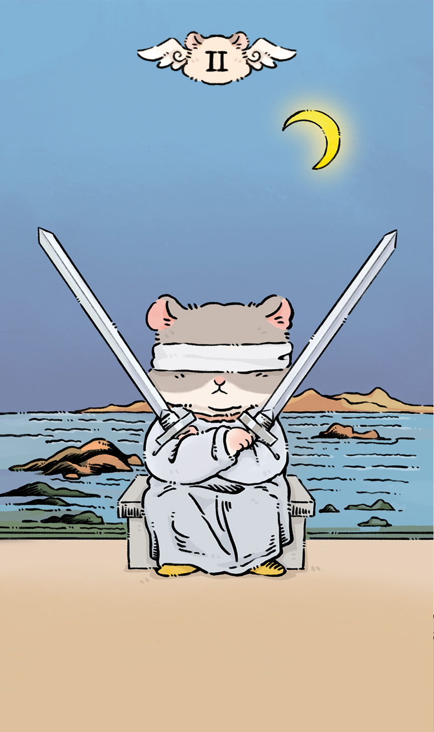Shushu Tarot – Two of Swords