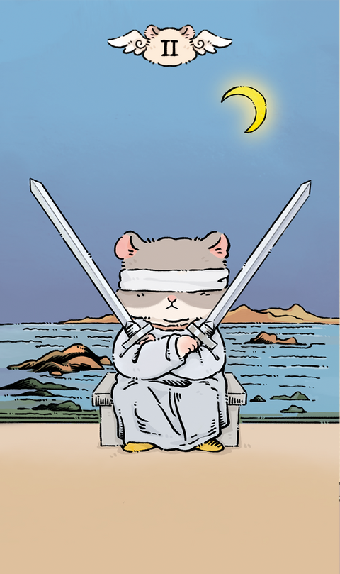 Shushu Tarot – Two of Swords