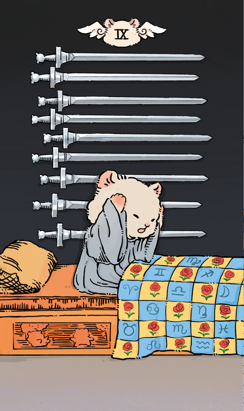 Shushu Tarot – Nine of Swords