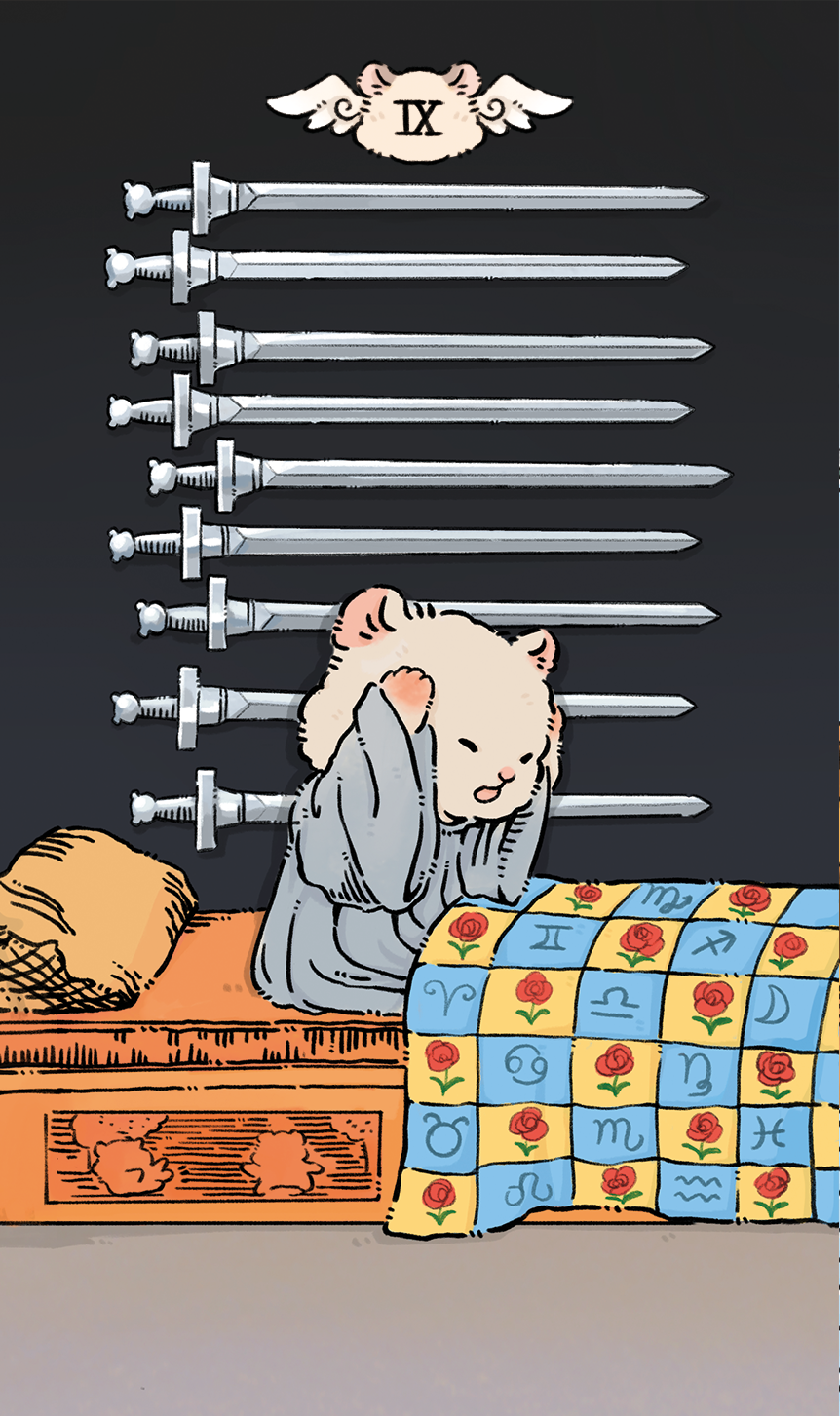 Shushu Tarot – Nine of Swords