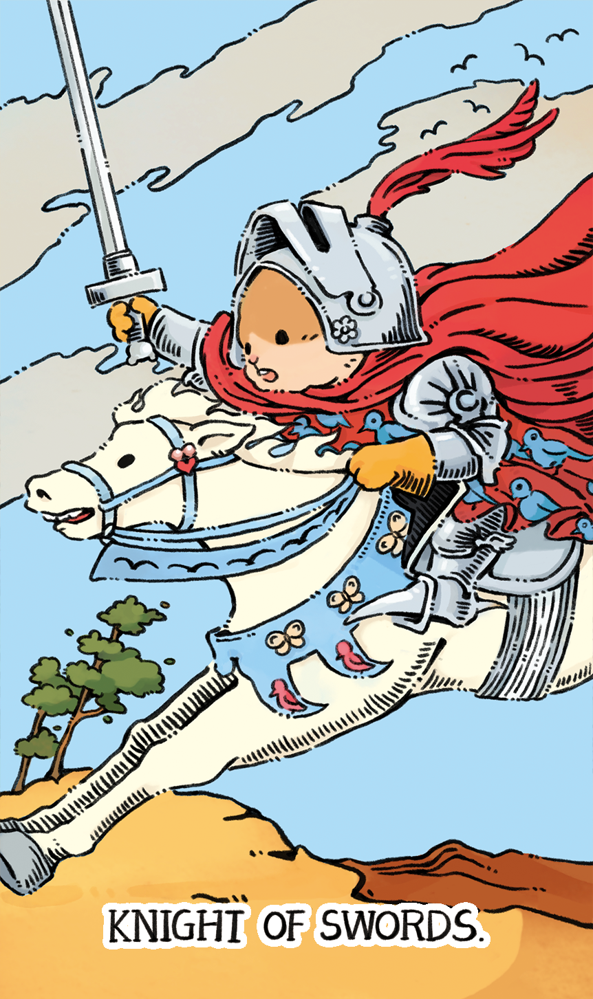Shushu Tarot – Knight of Swords