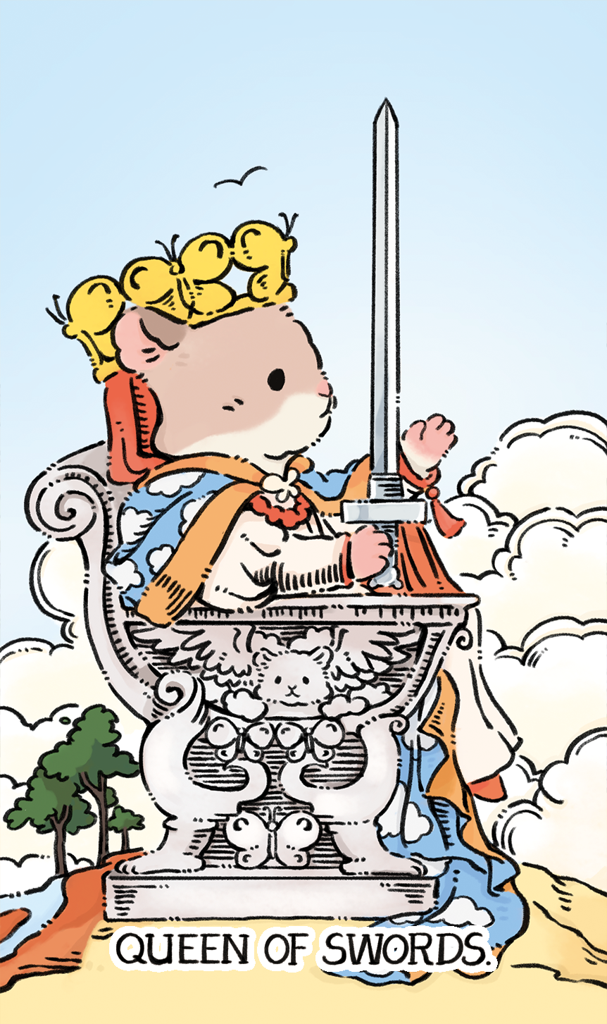 Shushu Tarot – Queen of Swords