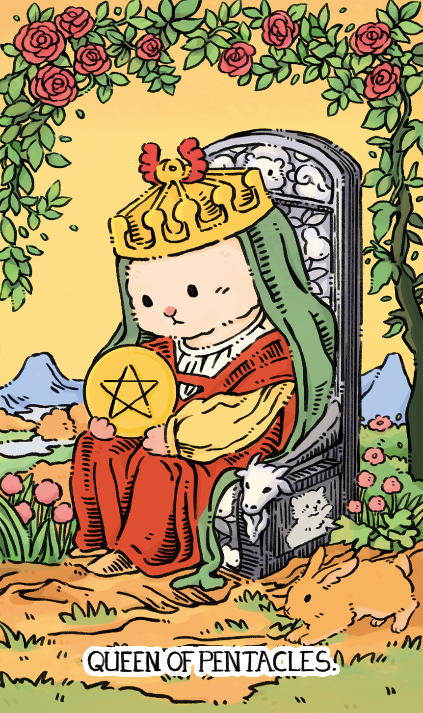 Shushu Tarot – Queen of Pentacles