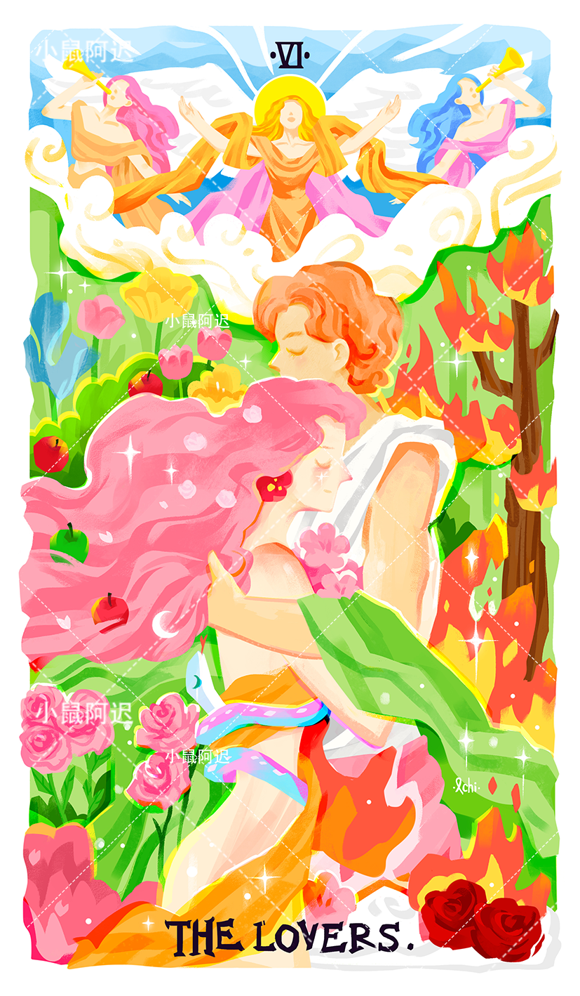 Sleepwalker's Tarot – The Lovers