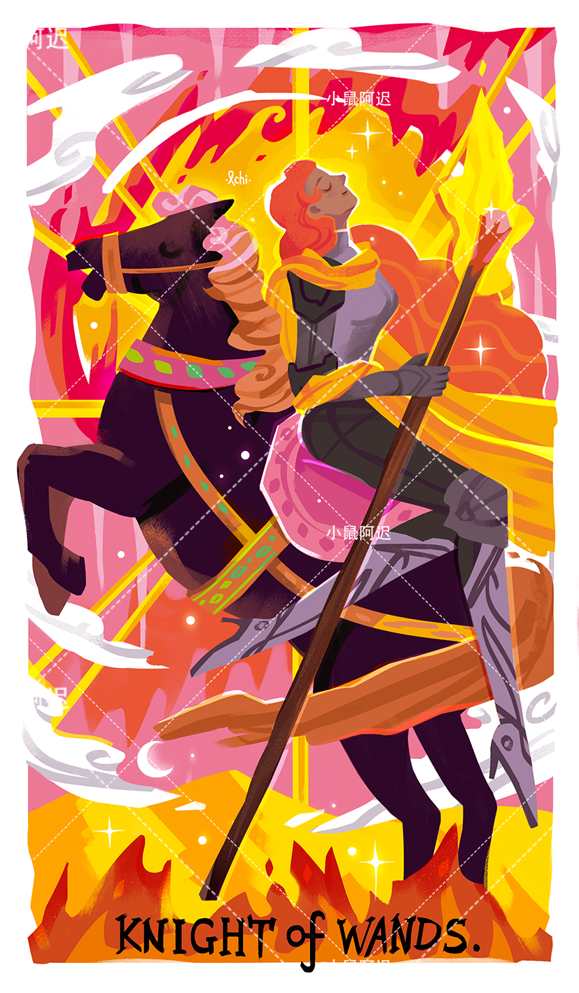 Sleepwalker's Tarot – Knight of Wands