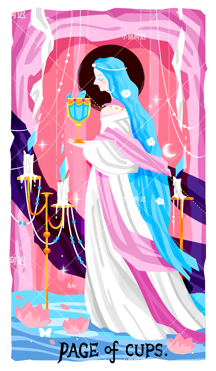 Sleepwalker's Tarot – Page of Cups