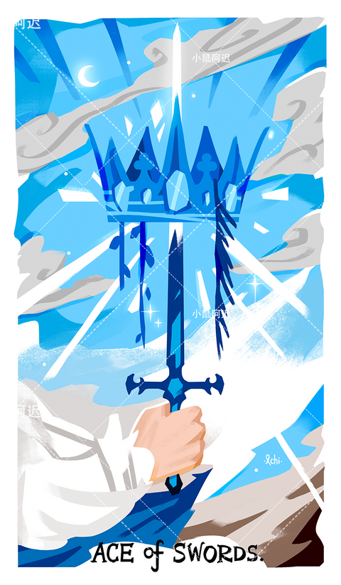 Sleepwalker's Tarot – Ace of Swords
