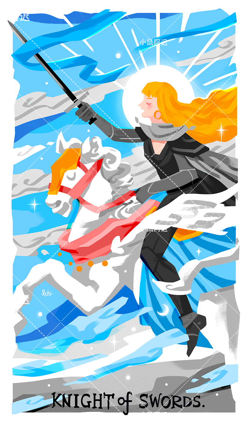 Sleepwalker's Tarot – Knight of Swords