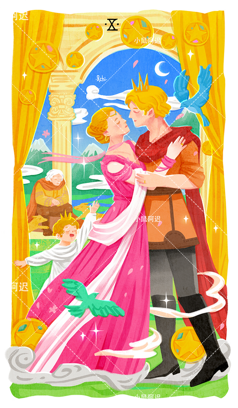 Sleepwalker's Tarot – Ten of Pentacles