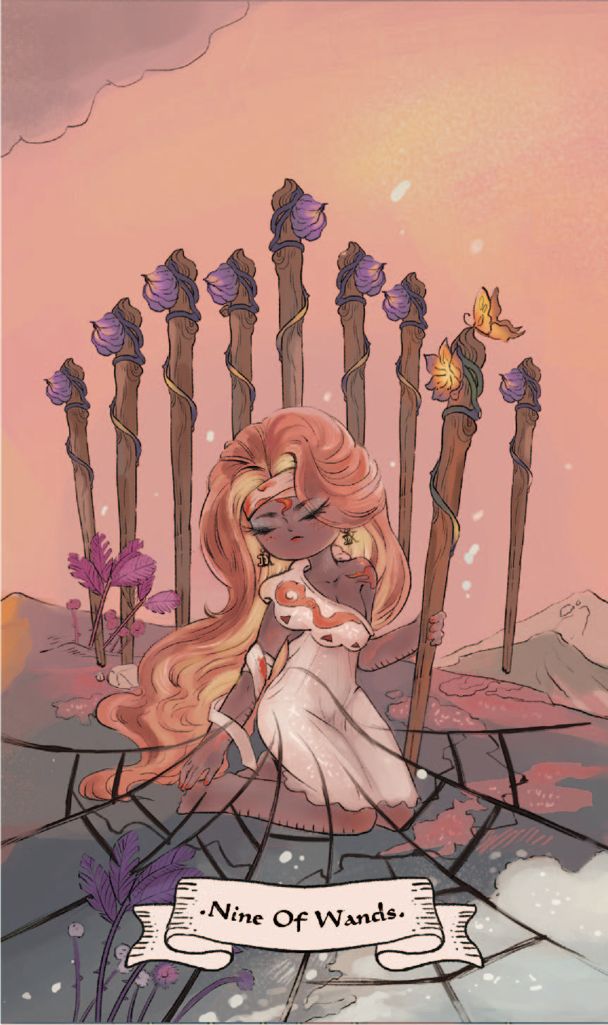 The Soul's Haven Tarot – Nine of Wands