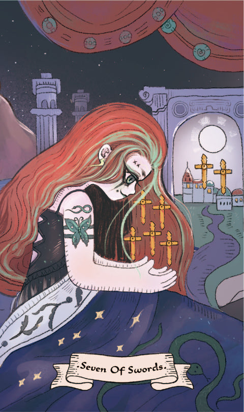 The Soul's Haven Tarot – Seven of Swords