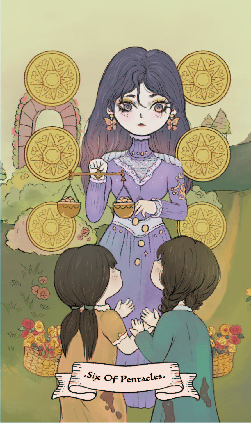 The Soul's Haven Tarot – Six of Pentacles