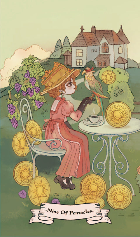 The Soul's Haven Tarot – Nine of Pentacles