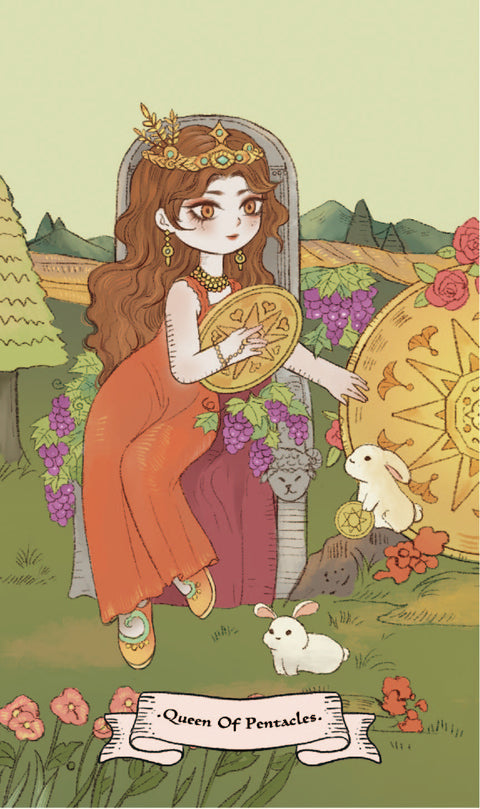 The Soul's Haven Tarot – Queen of Pentacles