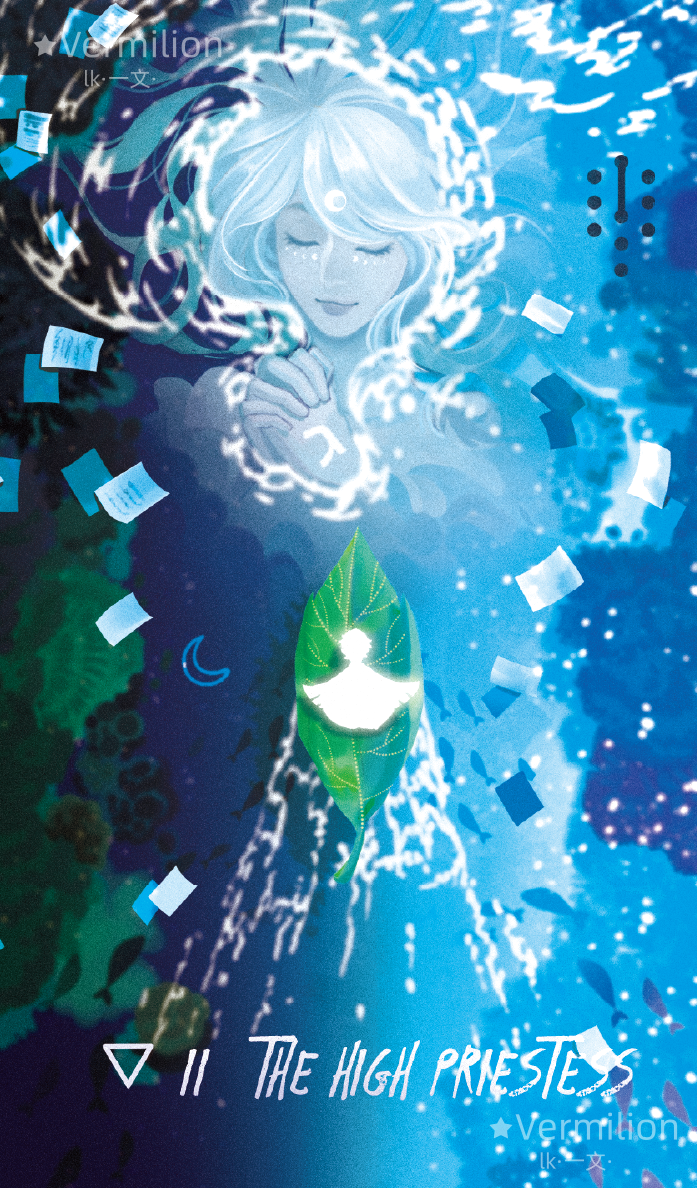 Starlit Gleanings Tarot – The High Priestess