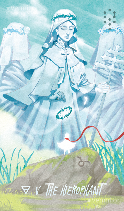 Starlit Gleanings Tarot – The Hierophant