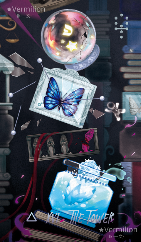 Starlit Gleanings Tarot – The Tower