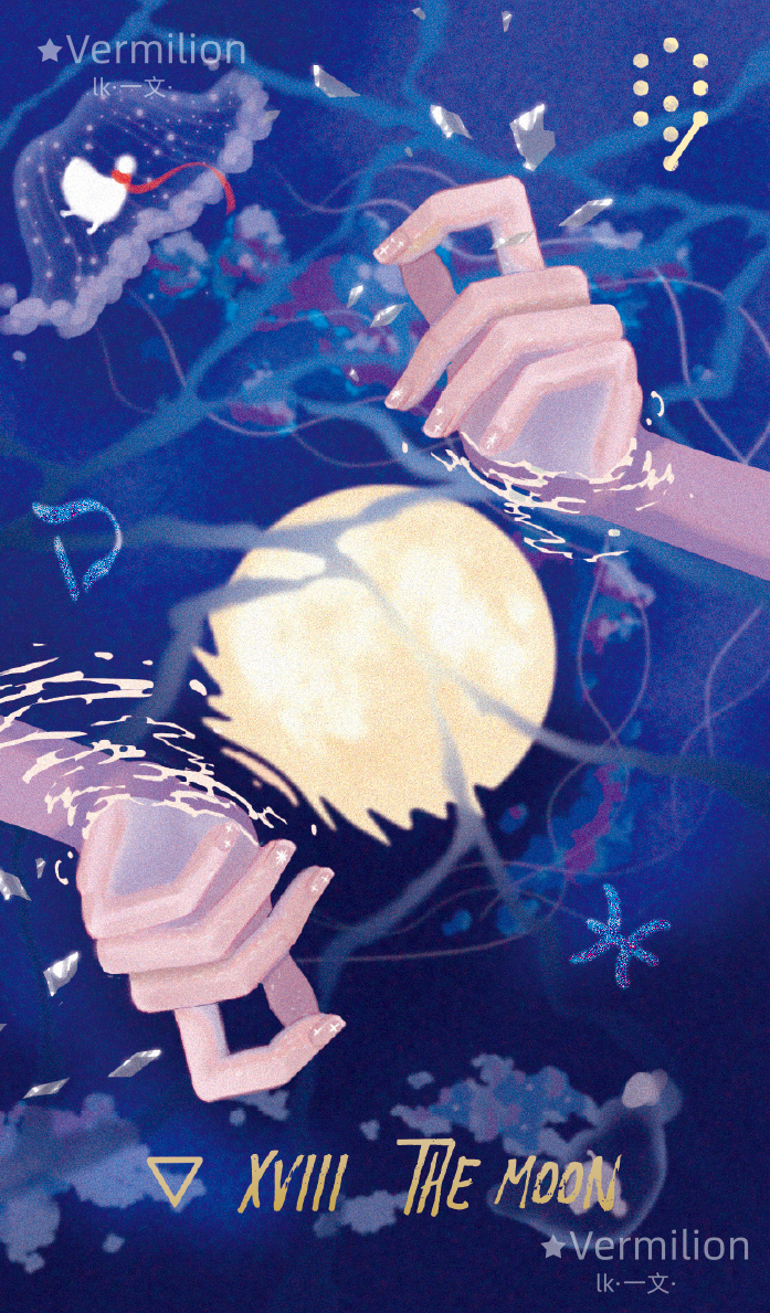Starlit Gleanings Tarot – The Moon