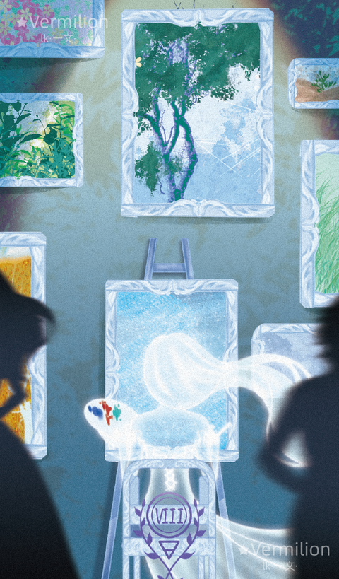 Starlit Gleanings Tarot – Eight of Pentacles