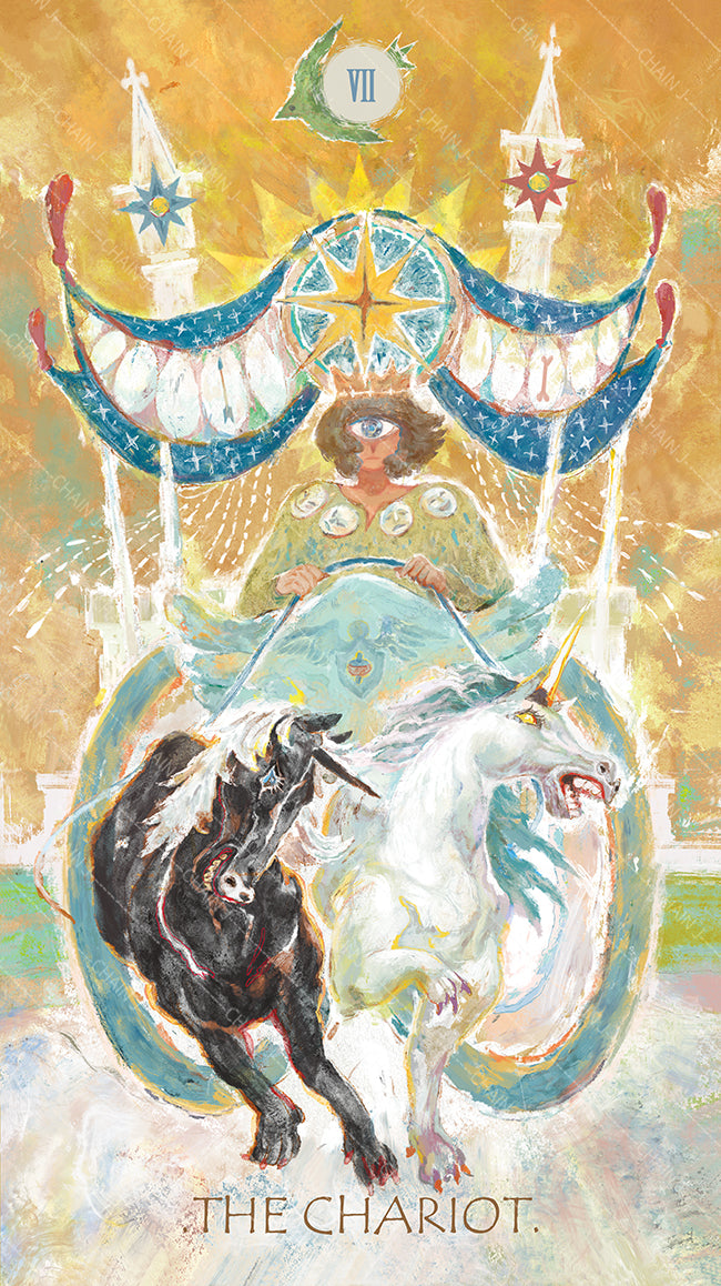 The Whisper of Stars and Garden Tarot – The Chariot