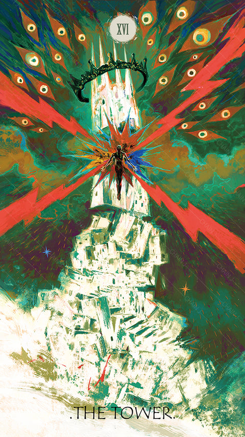 The Whisper of Stars and Garden Tarot – The Tower