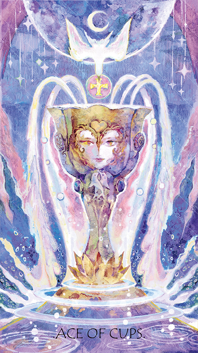The Whisper of Stars and Garden Tarot – Ace of Cups