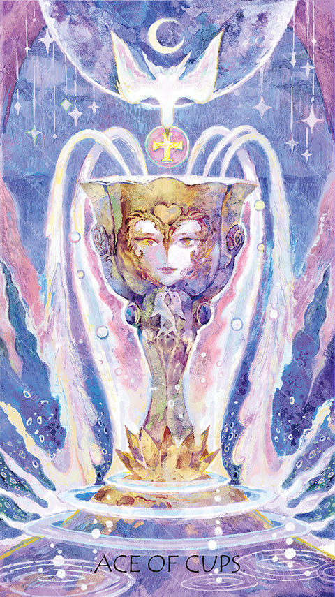 The Whisper of Stars and Garden Tarot – Ace of Cups