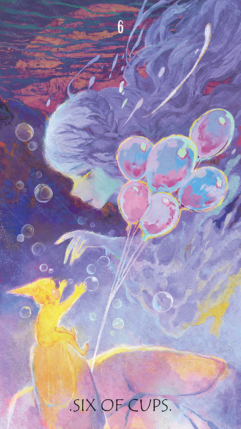 The Whisper of Stars and Garden Tarot – Six of Cups
