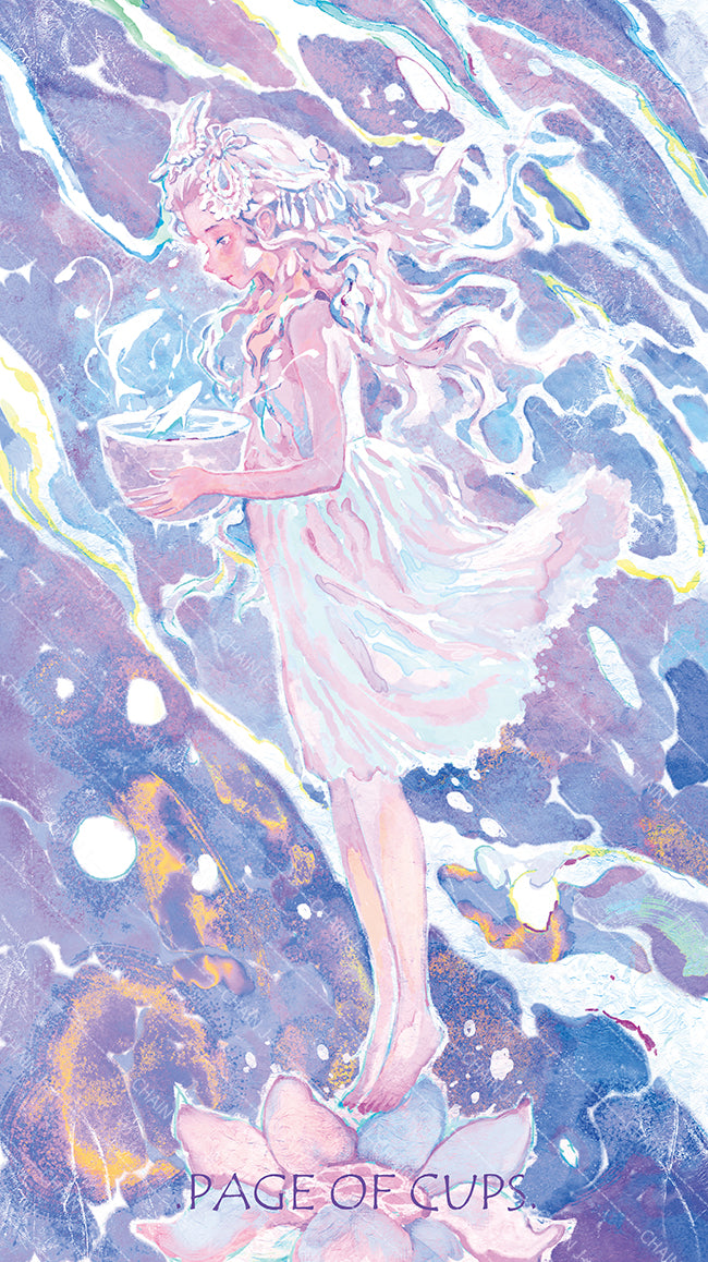 The Whisper of Stars and Garden Tarot – Page of Cups