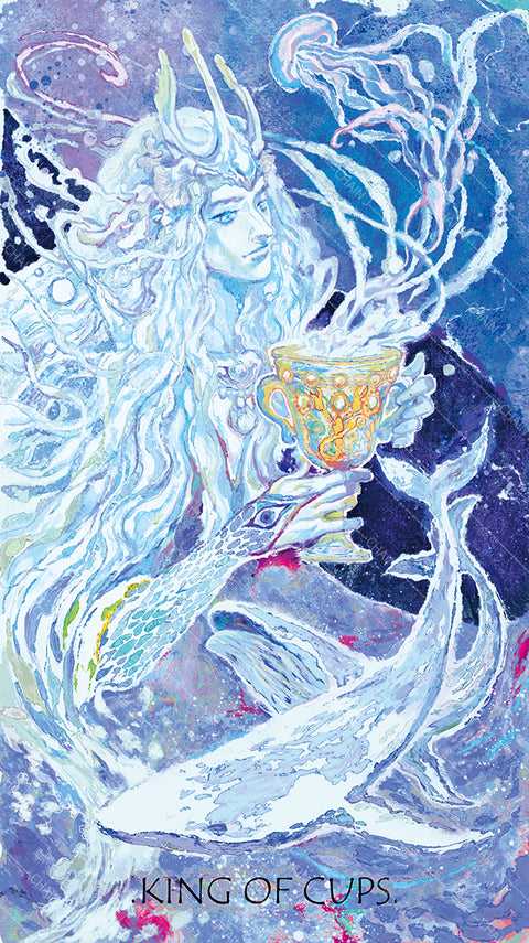 The Whisper of Stars and Garden Tarot – King of Cups