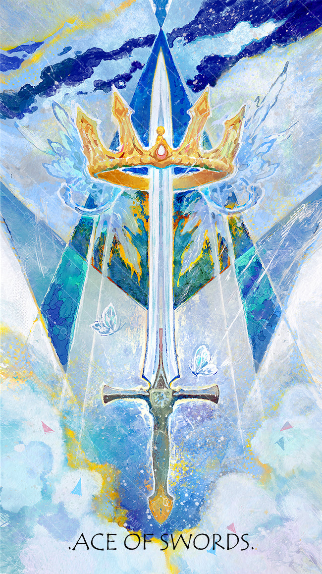 The Whisper of Stars and Garden Tarot – Ace of Swords