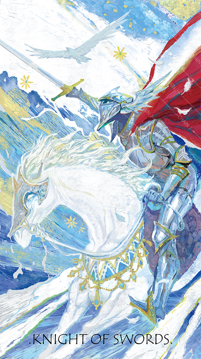 The Whisper of Stars and Garden Tarot – Knight of Swords