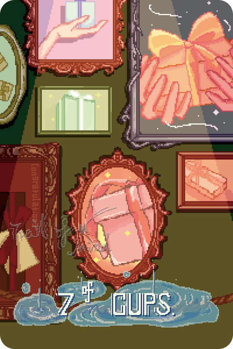 Trail of Mind Tarot – Seven of Cups