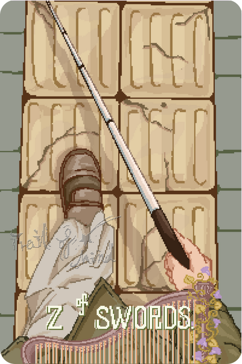 Trail of Mind Tarot – Two of Swords